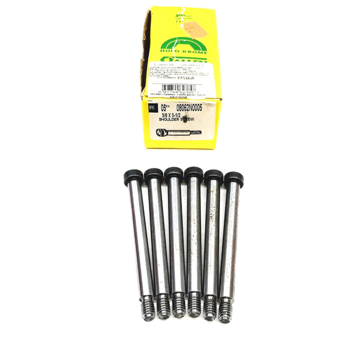 Holo-Krome 3/8 X 3-1/2 Inch Shoulder Screw 08062N0005 [Lot of 6] NOS