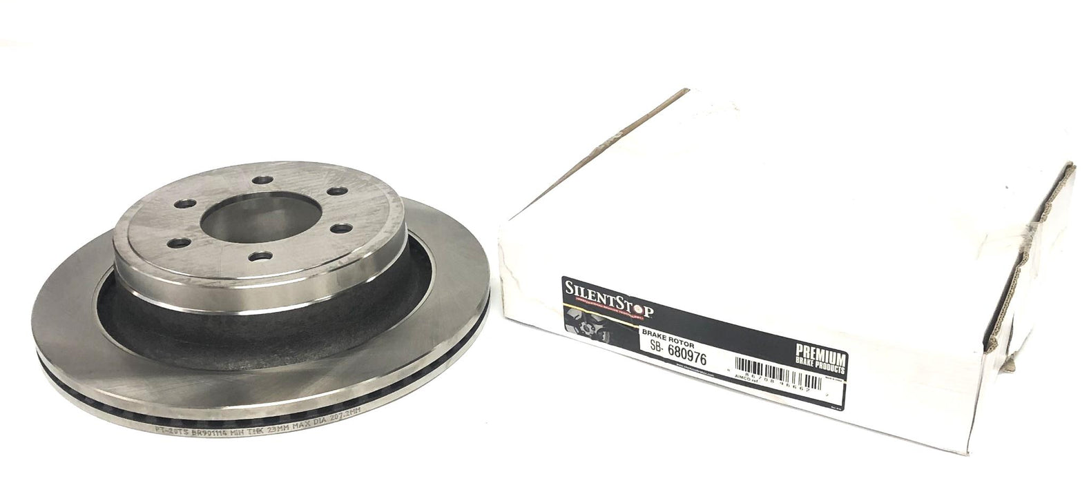 Silent Stop DuraGo Rear Brake Disc Rotor SB-680976 (BR901114) NOS