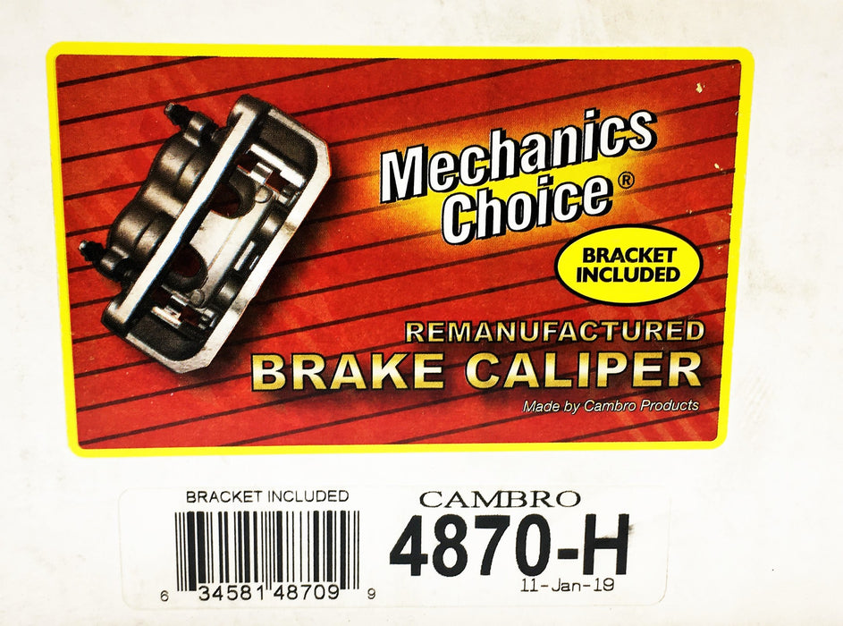 Mechanic's Choice Cambro Brake Caliper 4870-H REMANUFACTURED