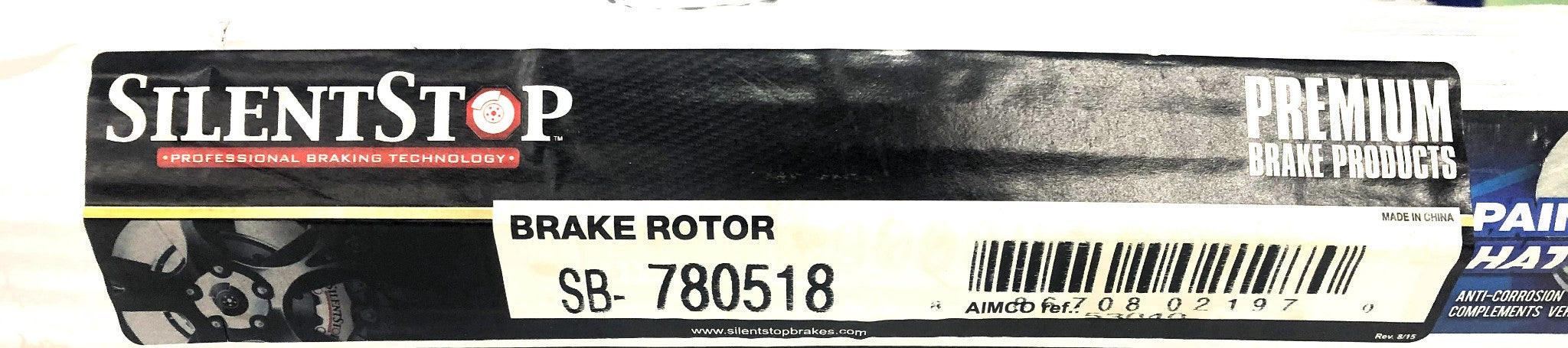 Silent Stop Front Brake Disc Rotor SB-780518 (BR900324-01) NOS