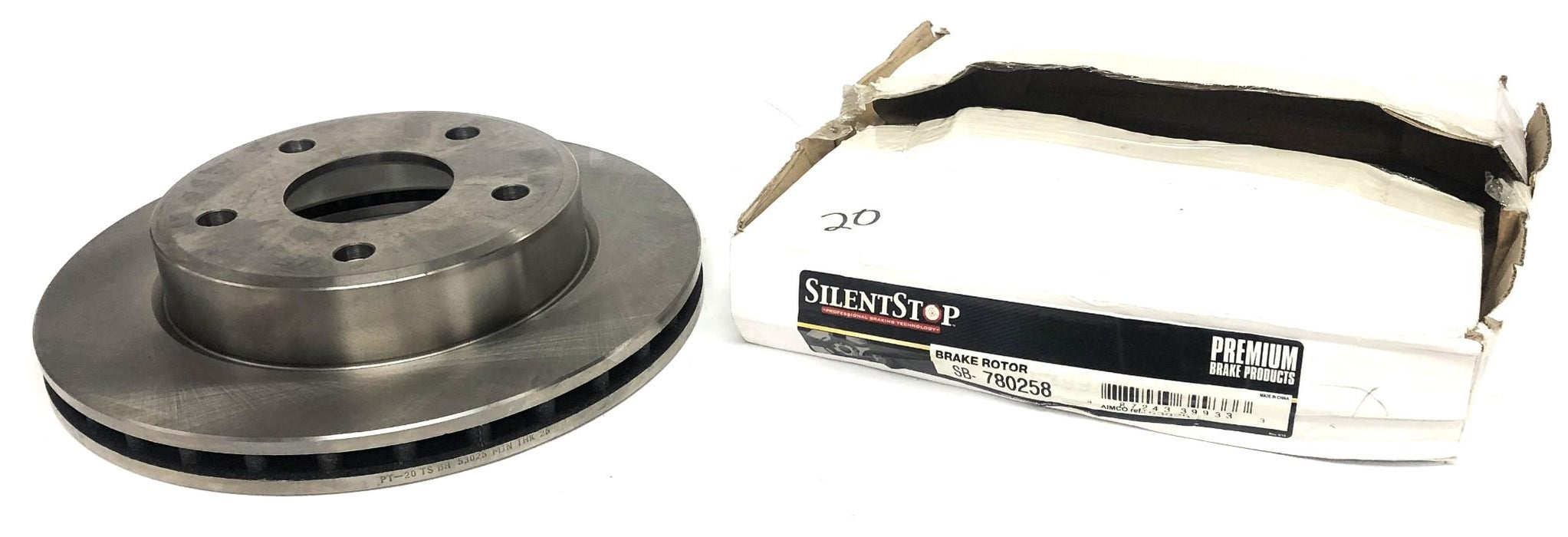 Silent Stop DuraGo Front Brake Disc Rotor SB-780258 (BR53025) NOS