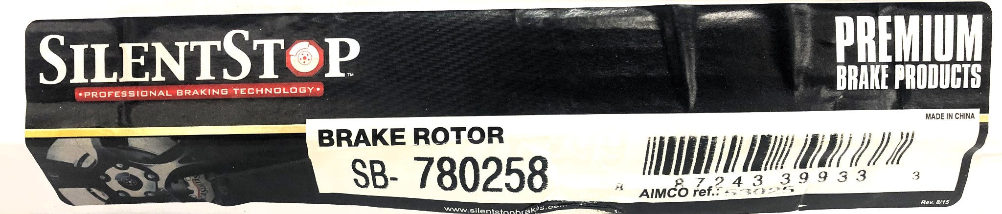 Silent Stop DuraGo Front Brake Disc Rotor SB-780258 (BR53025) NOS