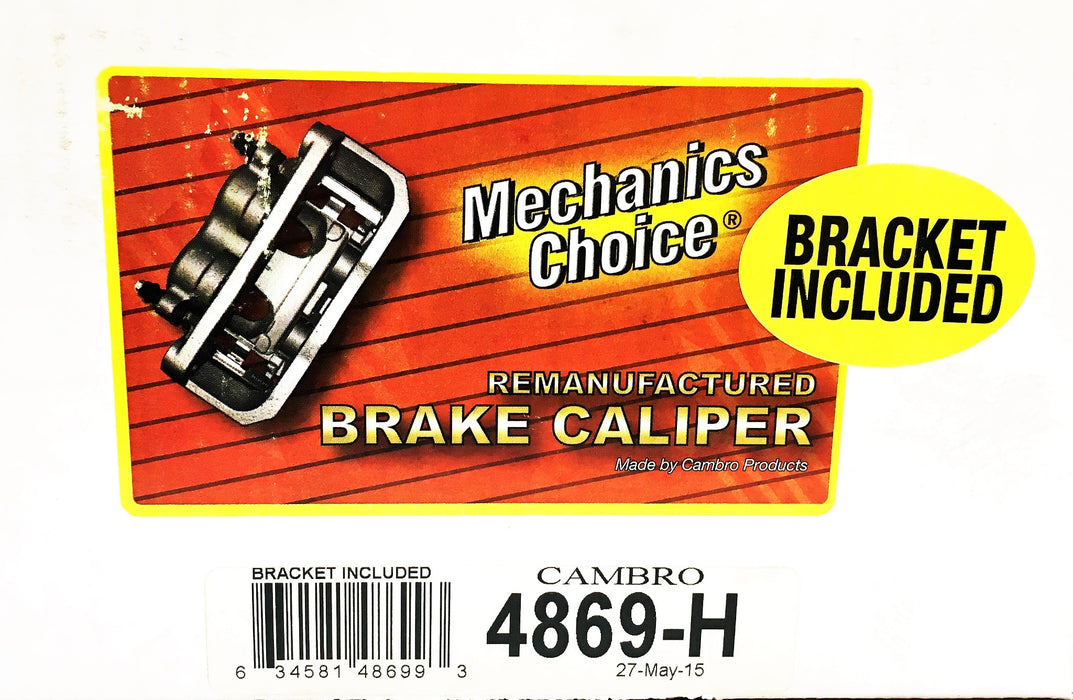 Mechanic's Choice Cambro Brake Caliper 4869-H REMANUFACTURED