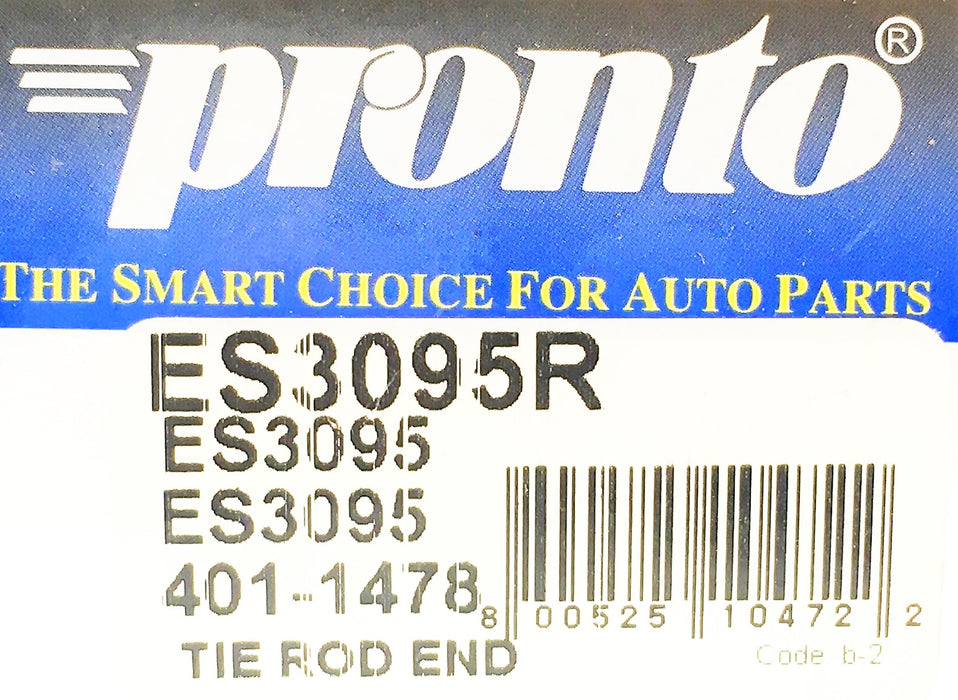Pronto Steering Tie Rod End ES3095R NOS