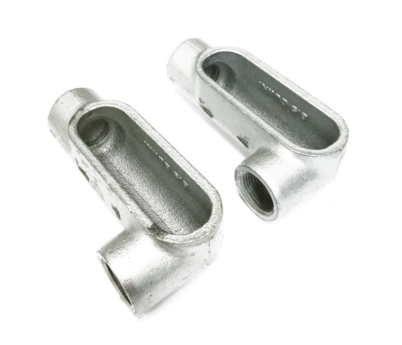 Eaton/Crouse Hinds "Form 7" Condulet LL27 [Lot of 2] NOS