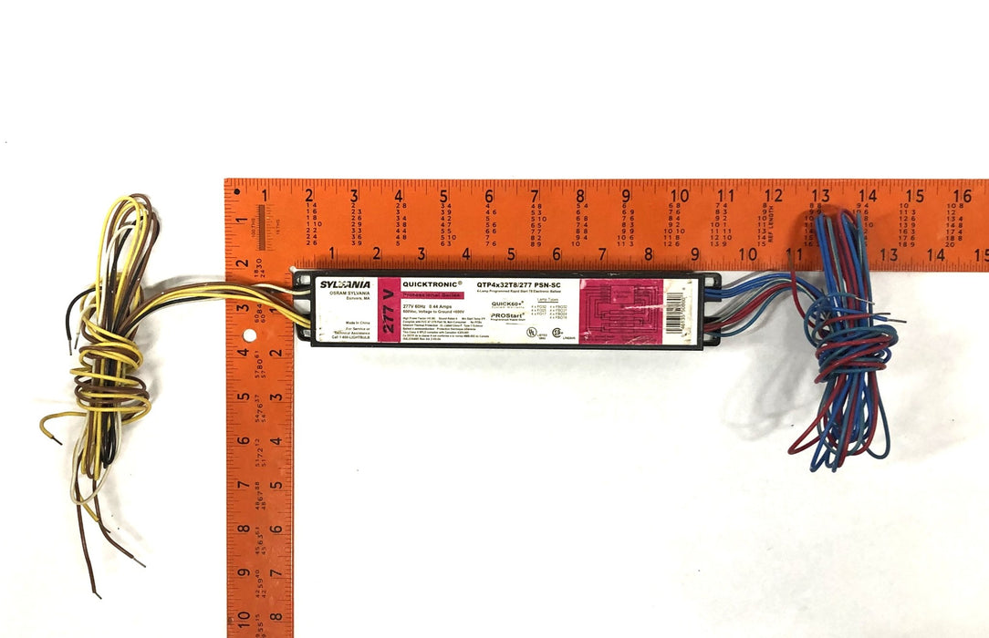 Sylvania 277V 60HZ PSN-SC Electronic Ballast QTP4X32T8/277 [Lot of 2] USED