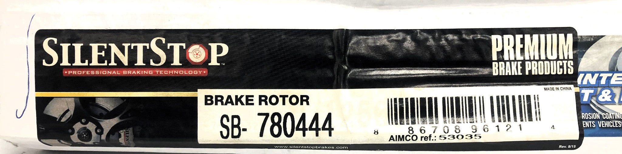 Silent Stop Front Brake Disc Rotor SB-780444 NOS
