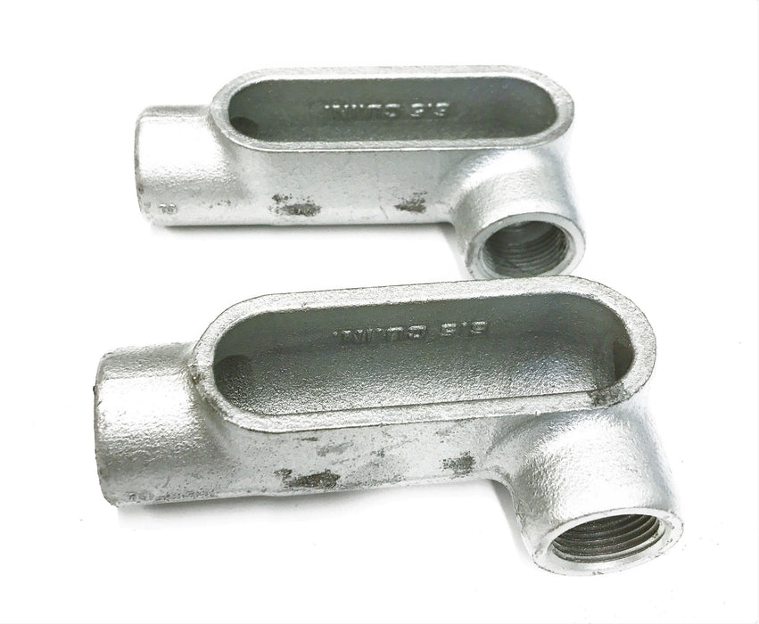 Eaton/Crouse Hinds "Form 7" Condulet LL27 [Lot of 2] NOS