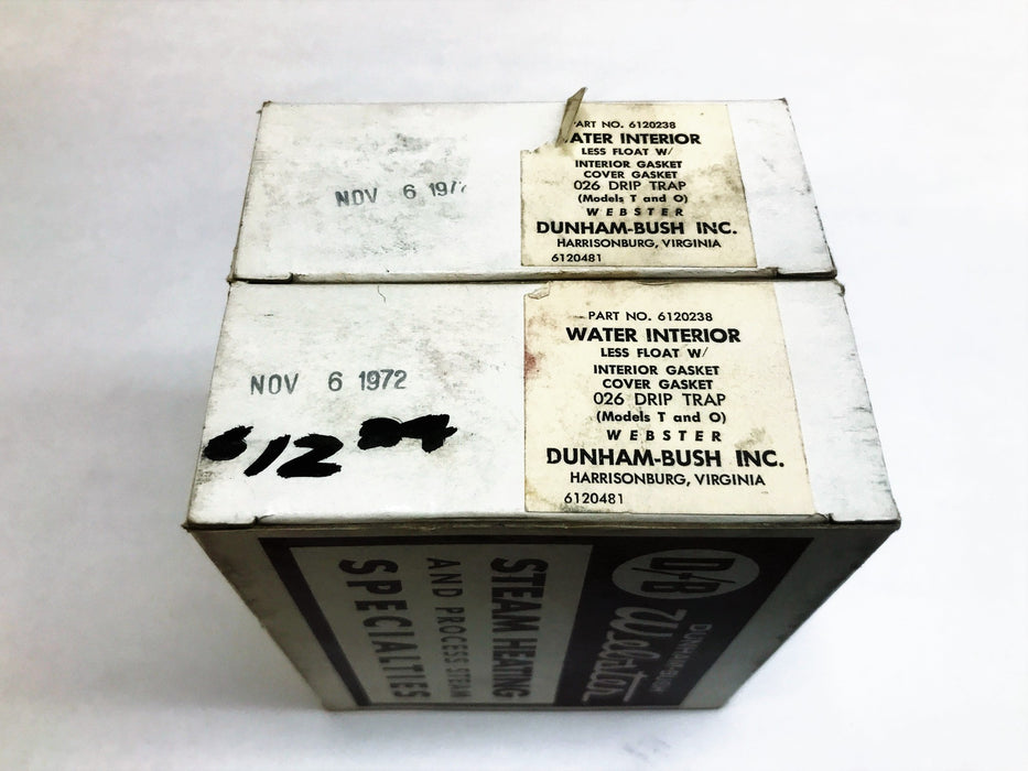 Dunham-Bush Water Interior Repair Kit (without Float) 6120238 [Lot of 2] NOS
