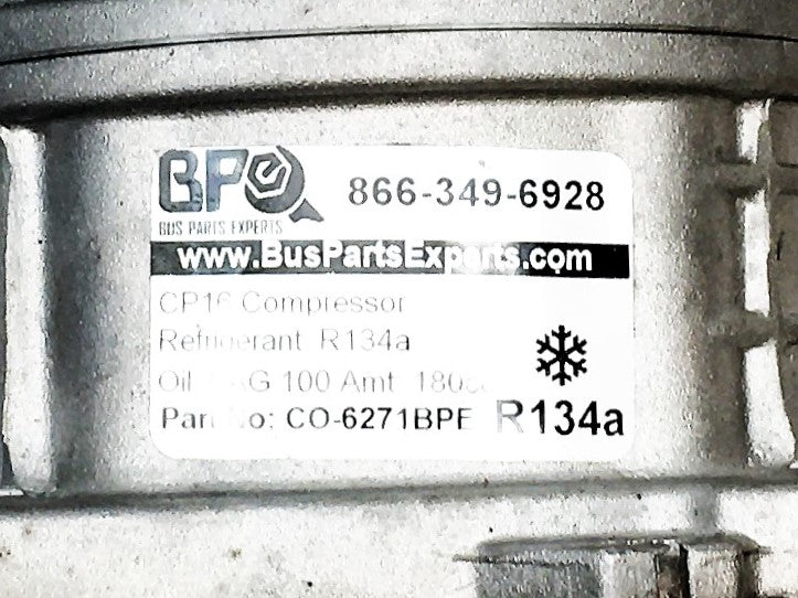 Sunair CP16 A/C Compressor CO-6271BPE USED