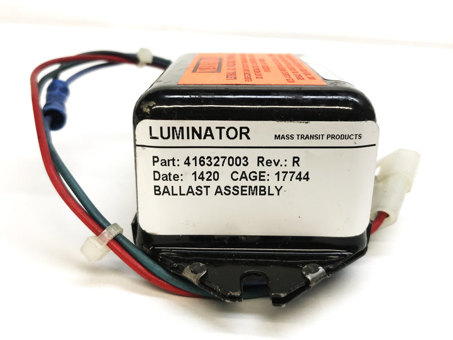 Luminator 12 Volt Ballast Assembly 416327003 USED