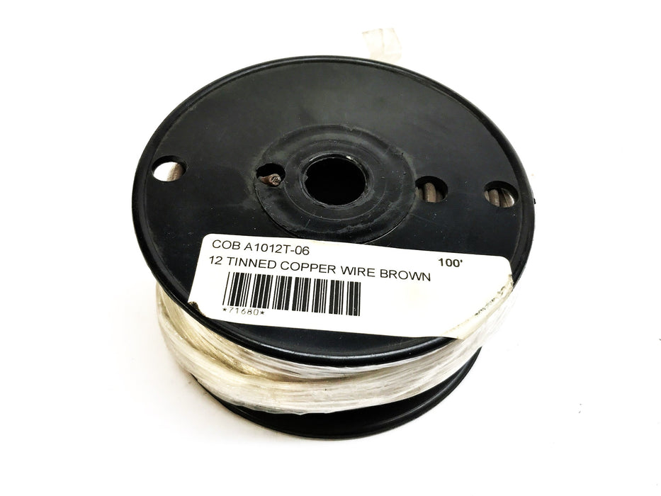 Cobra Wire AW-12 Tinned Copper Wire, 100 Foot Roll, A1012T-06 NOS