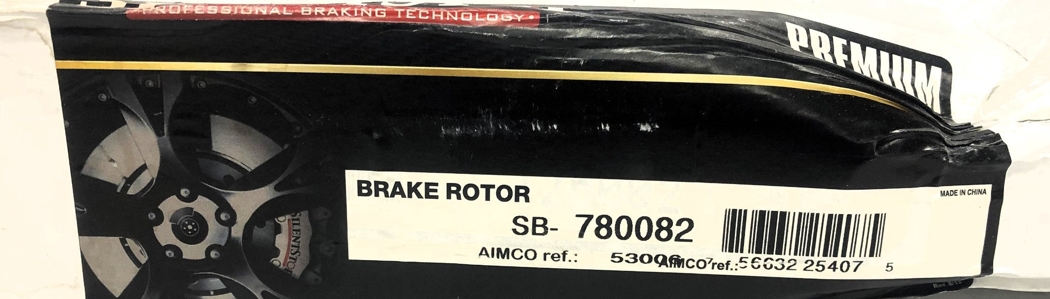 Silent Stop DuraGo Rear Brake Disc Rotor SB-780082 (BR53006) NOS