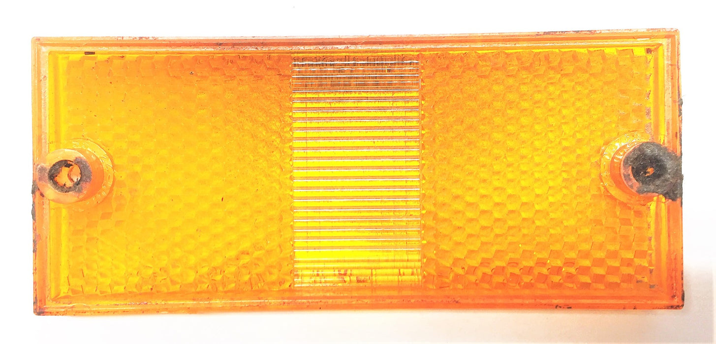 SIGNAL-STAT Rectangular Amber Lens [Lot of 4] 9064-A USED