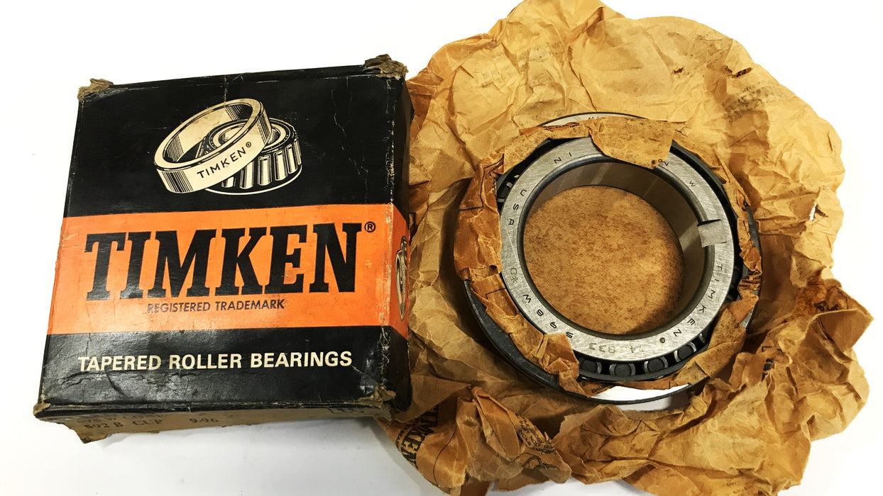 Timken Tapered Roller Bearing Cone and Cup Set 598W-90096 NOS