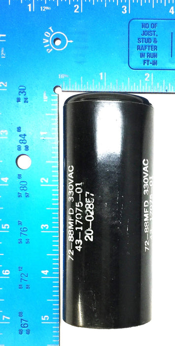 Mallory 330VAC Capacitor 72-88MFD (43-017075-01) [Lot of 5] NOS