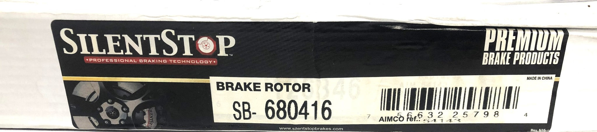 Silent Stop Front Brake Disc Rotor SB-680416 NOS