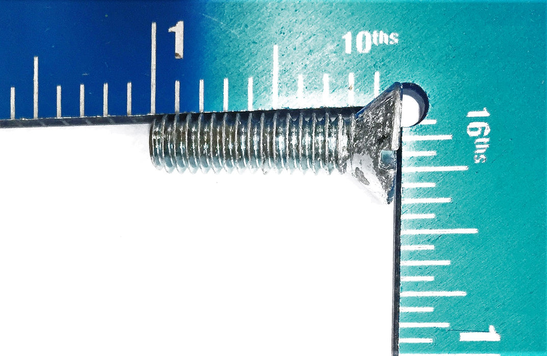 American Fasteners 1/4 X 1" Flat Slotted Machine Screw 5305-334 (100pcs.) NOS