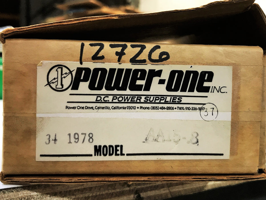 Power One 12A Power Supply AA15-.8 NOS