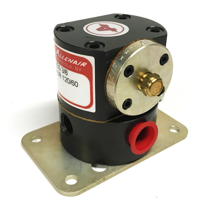 Allenair 3/8 inch Solenoid Valve Base Unit VSS3/8-AAS60/120 NOS