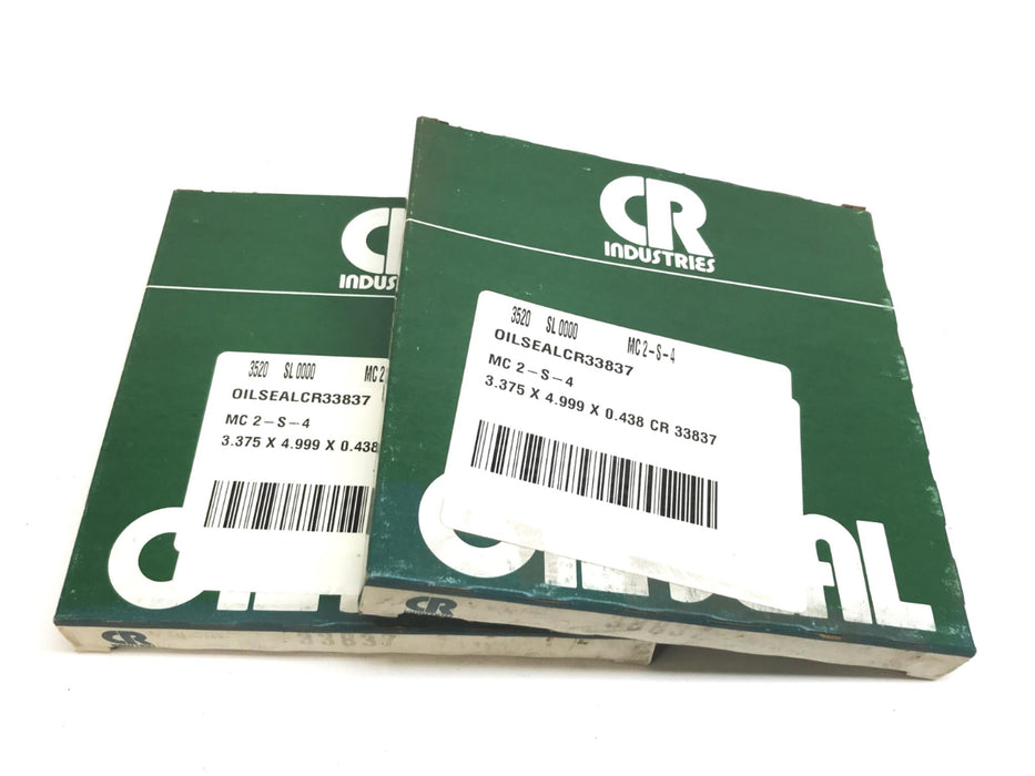 Chicago Rawhide Oil Seal 33837 [Lot of 2] NOS