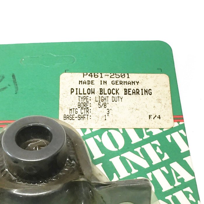 Totaline 5/8" Pillow Block Bearing P461-2051 NOS