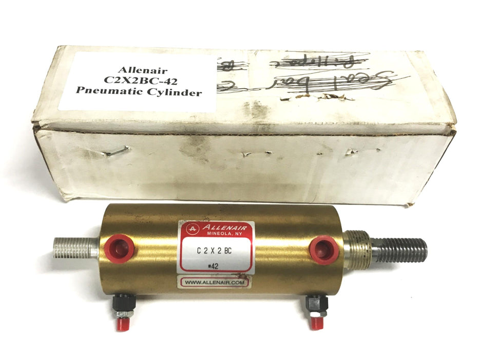 Allenair Pneumatic Cylinder C2X2BC-42 NOS