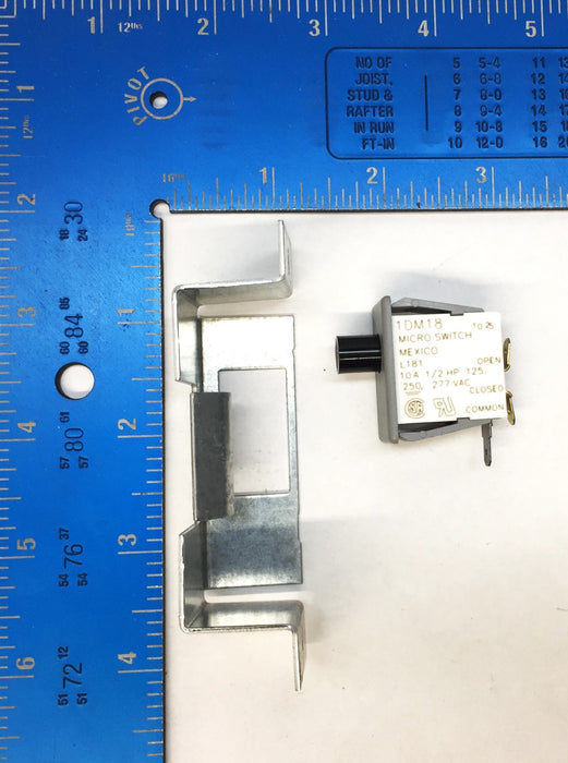 Honeywell Interlock Switch w/Bracket for F50F Power Supply 4074ETG NOS
