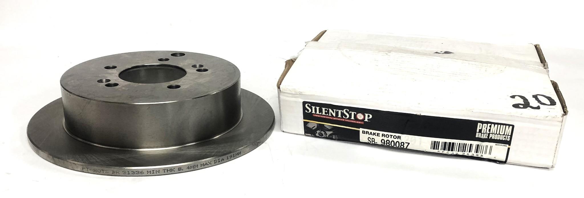 Silent Stop DuraGo Rear Brake Disc Rotor SB-980087 (BR31336) NOS