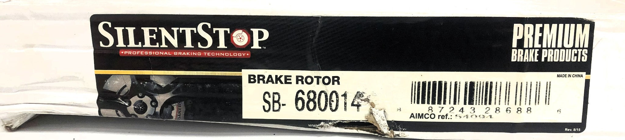 Silent Stop Front Brake Disc Rotor SB-680014 NOS