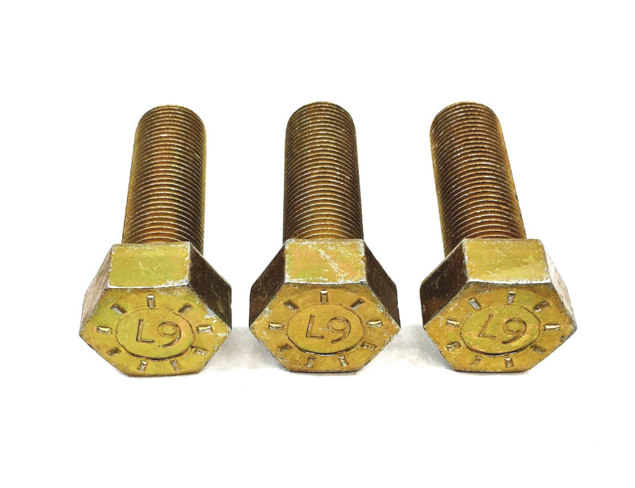 Unbranded 2-3/8 Inch OAL 5/8 Inch OD 32 Thread Hex Head Bolt L9 [Lot of 3] NOS