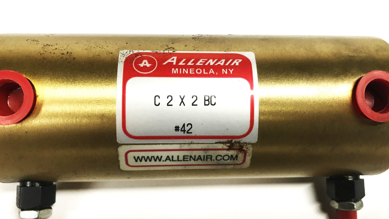 Allenair Pneumatic Cylinder C2X2BC-42 NOS