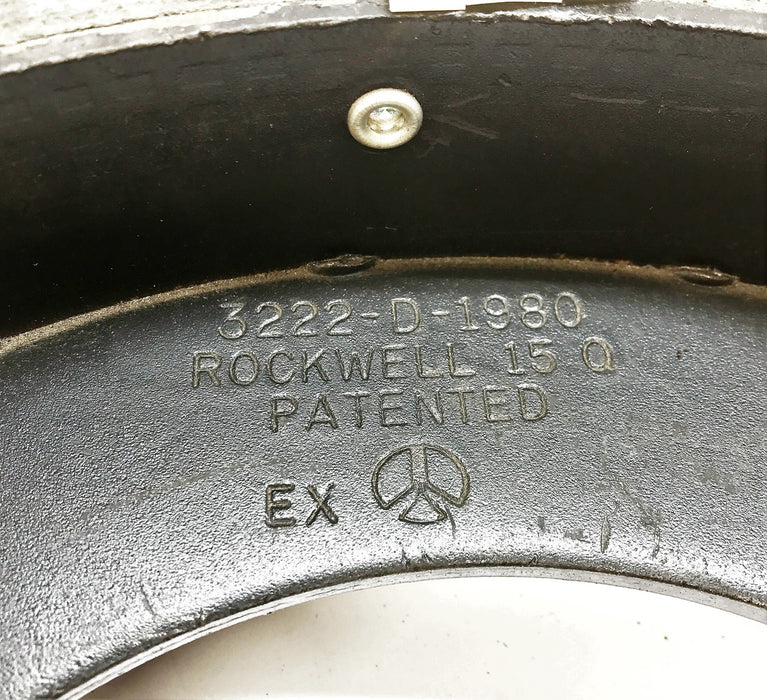 Rockwell Brake Shoe 3222-D-1980 NOS