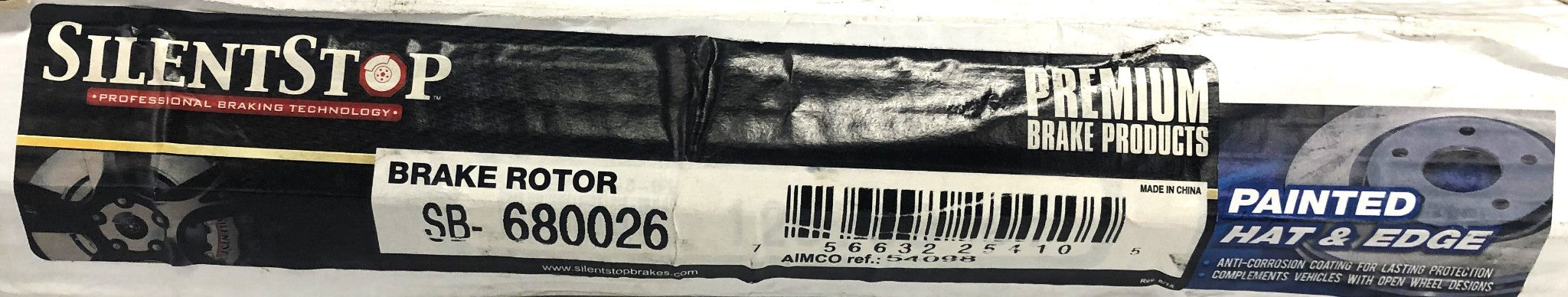 Silent Stop Rear Brake Disc Rotor SB-680026 NOS