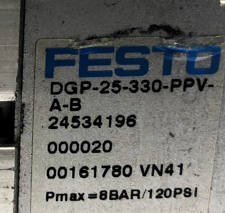 Festo Pneumatic Linear Drive DGP-25-330-PPV-A-B NOS
