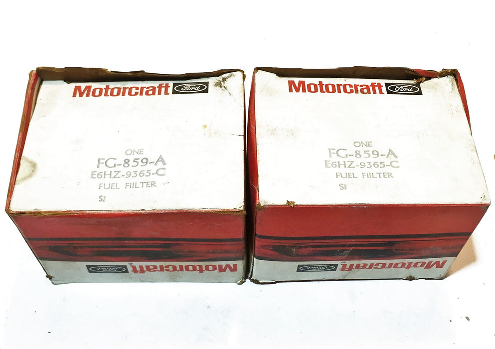 Motorcraft Fuel Filter FG-859-A (E6HZ-9365-C) [Lot of 2] NOS