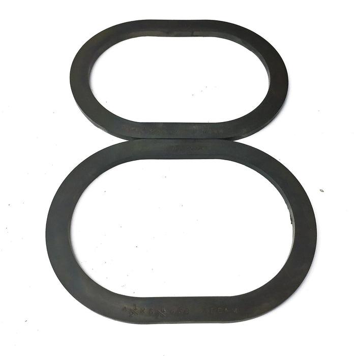 TOPOG-E Hand-Hole Gasket 6-1/2"x4-1/2"x1/4"-OB STEAM (612X412X14) [Lot of 2] NOS