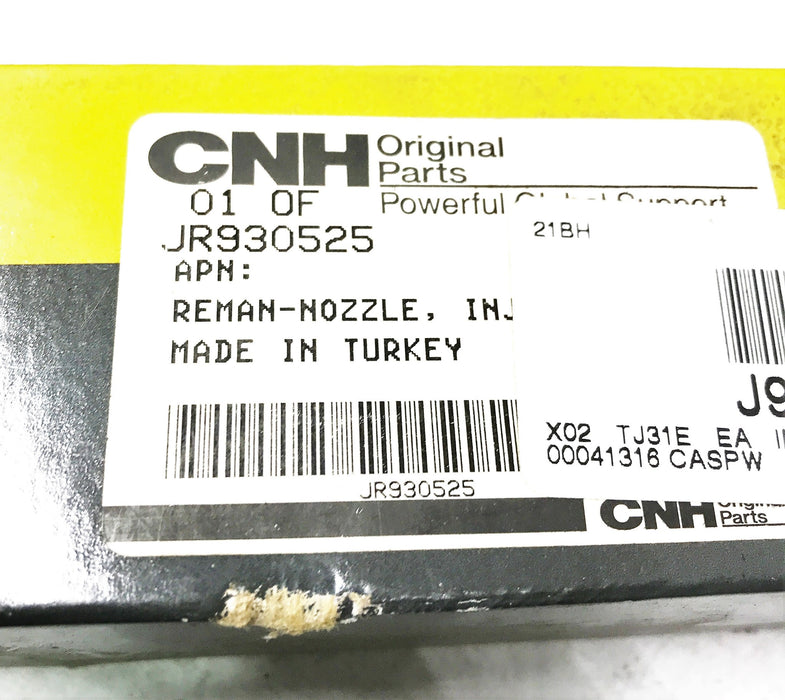 Re-Manufactured Injector Nozzle Assembly for Case New Holland CNH JR930525 NOS