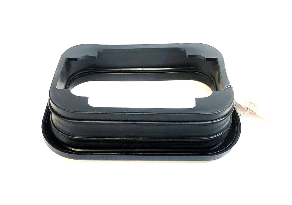 Unbranded 3X5 Rectangular Sealed Rubber Light Grommet 33GB [Lot of 3] NOS