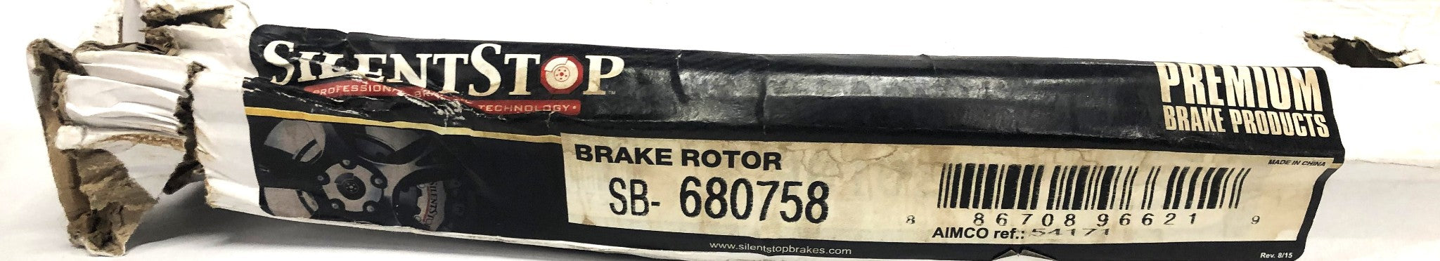 Silent Stop DuraGo Front Brake Disc Rotor SB-680758 (BR901020) NOS