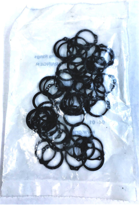 GRAINGER ROTOR CLIP RETAINING RINGS 6LF62 [LOT OF 50] NOS