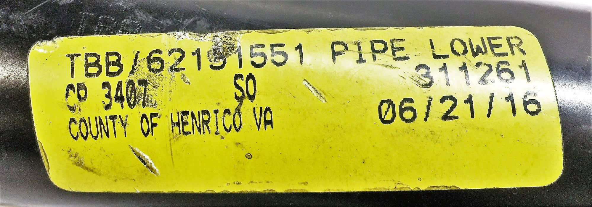 Thomas Built Bus Lower Pipe TBB62191551 NOS