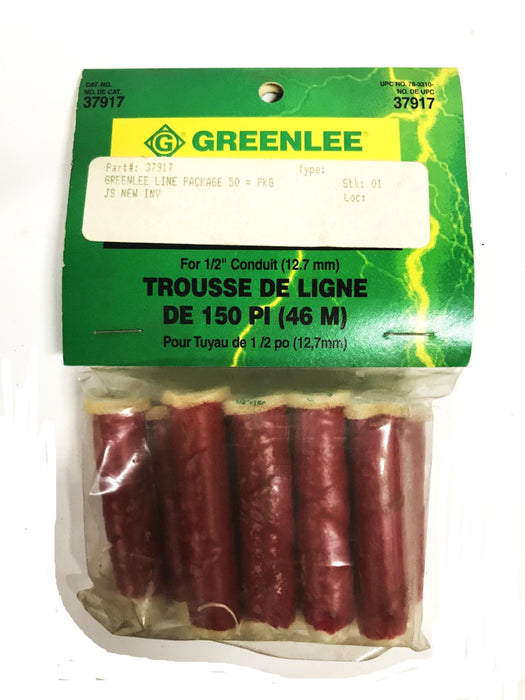 Greenlee Red Bagged Conduit Line Package for Fishing System 37917 [Lot of 2] NOS