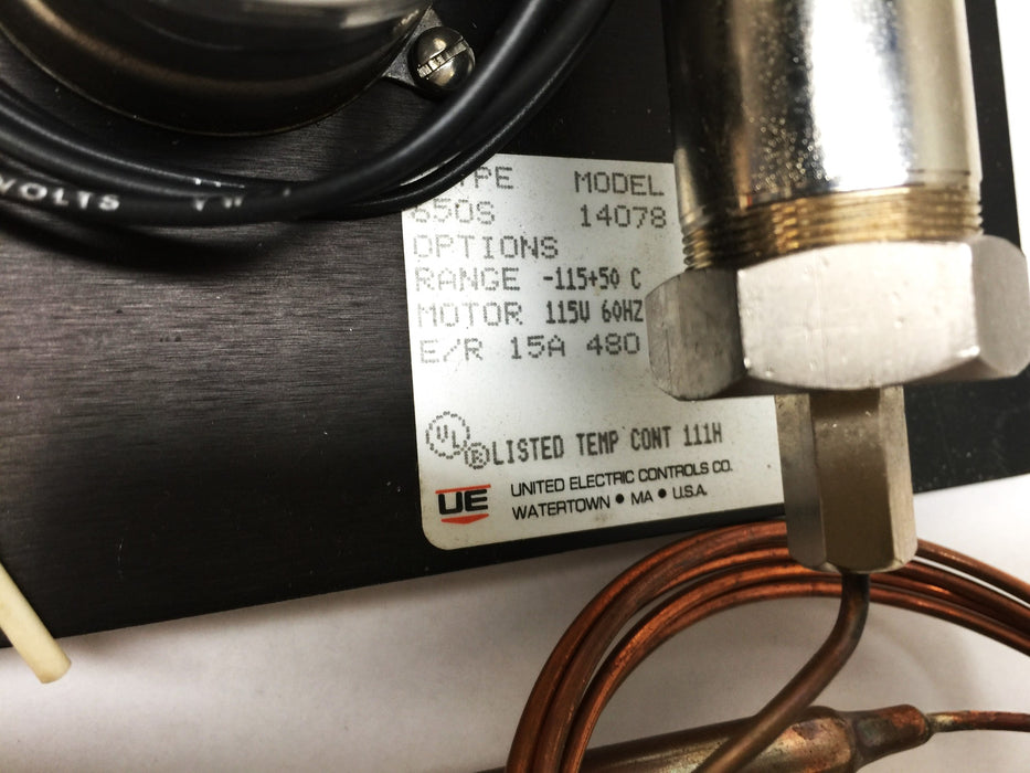 United Electric 650 Series Temperature Recorder/Controller 650s (14078) USED