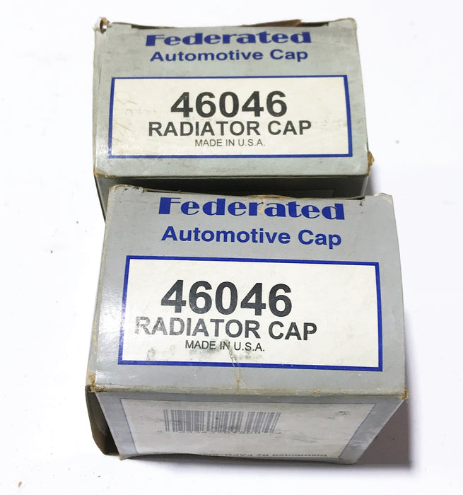 Federated Radiator Cap 46046 [Lot of 2] NOS