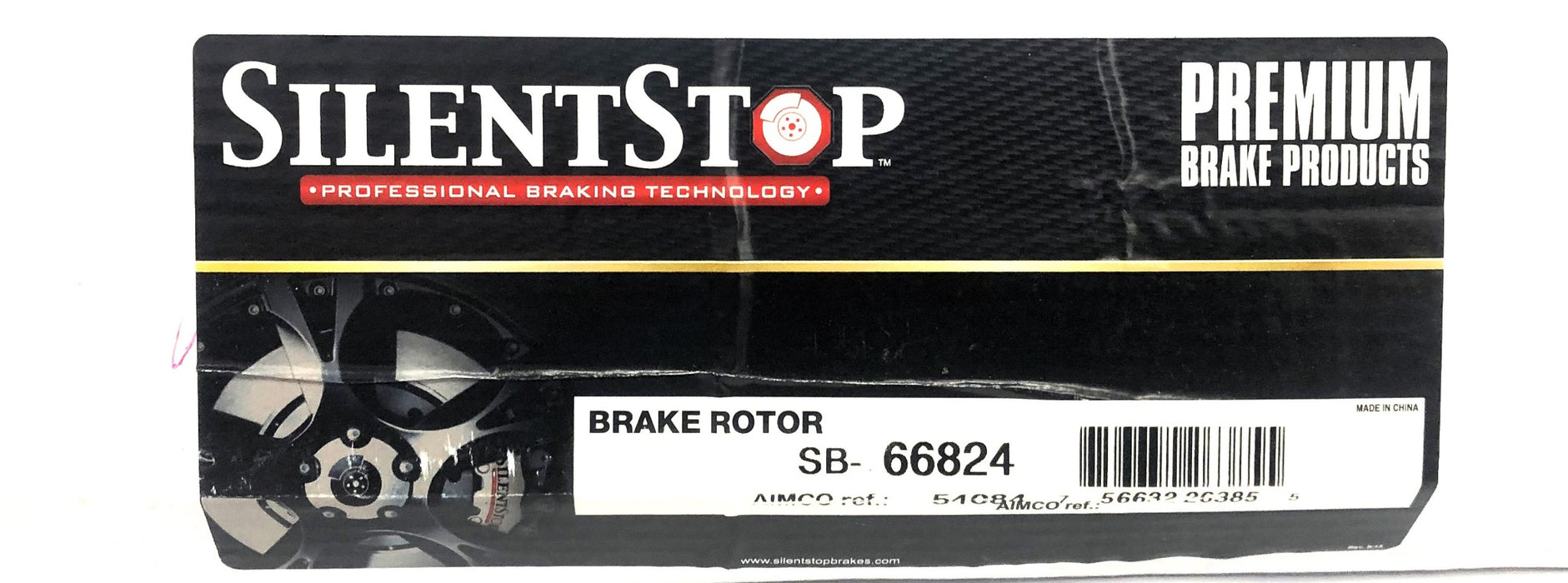 Silent Stop DuraGo Rear Brake Disc Rotor SB-66824 (BR54084) NOS