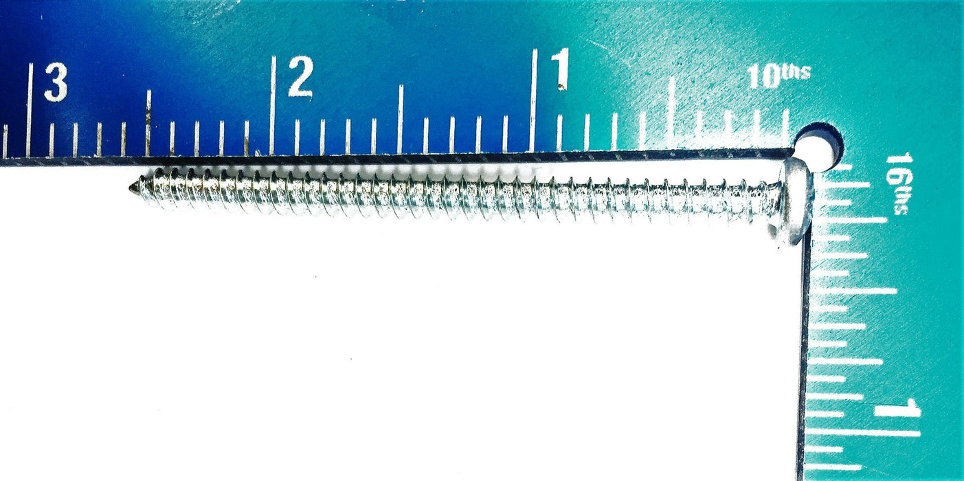Unbranded 8 X 2-1/2" Phillips Pan Head Steel Zinc Screw 5305-22 (100pcs) NOS