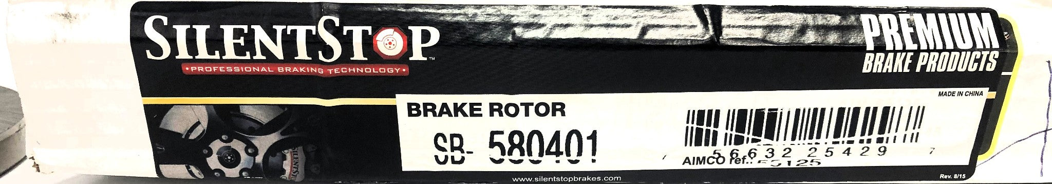 Silent Stop Rear Brake Disc Rotor SB-580401 NOS