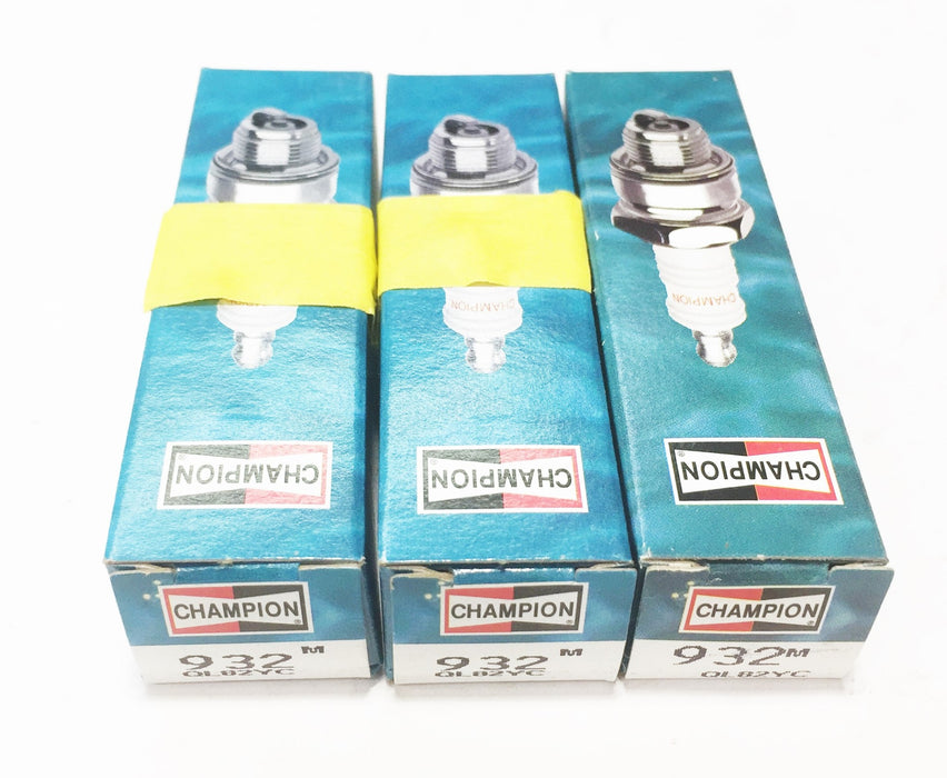 Champion Marine Spark Plug 932M [Lot of 3] NOS