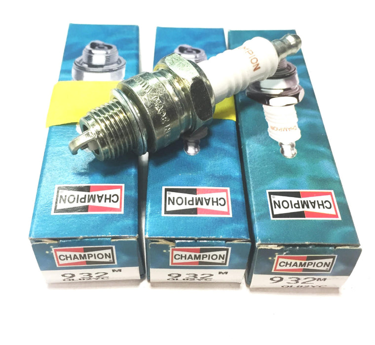Champion Marine Spark Plug 932M [Lot of 3] NOS